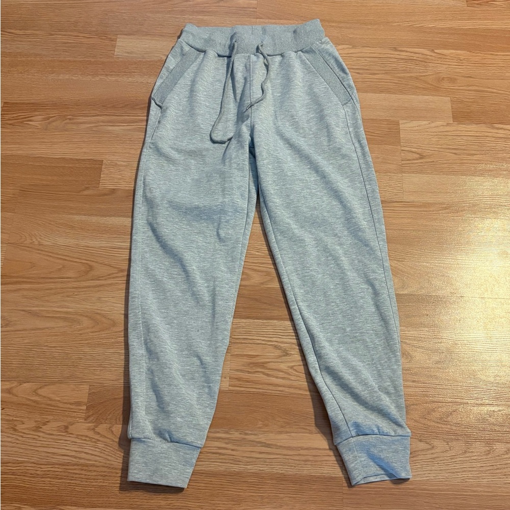 Angel Cult Thick Fleece Gray Sweatpants Sz S Drawstring Pockets